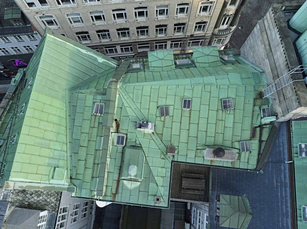 Dronefoto ved Domhuset