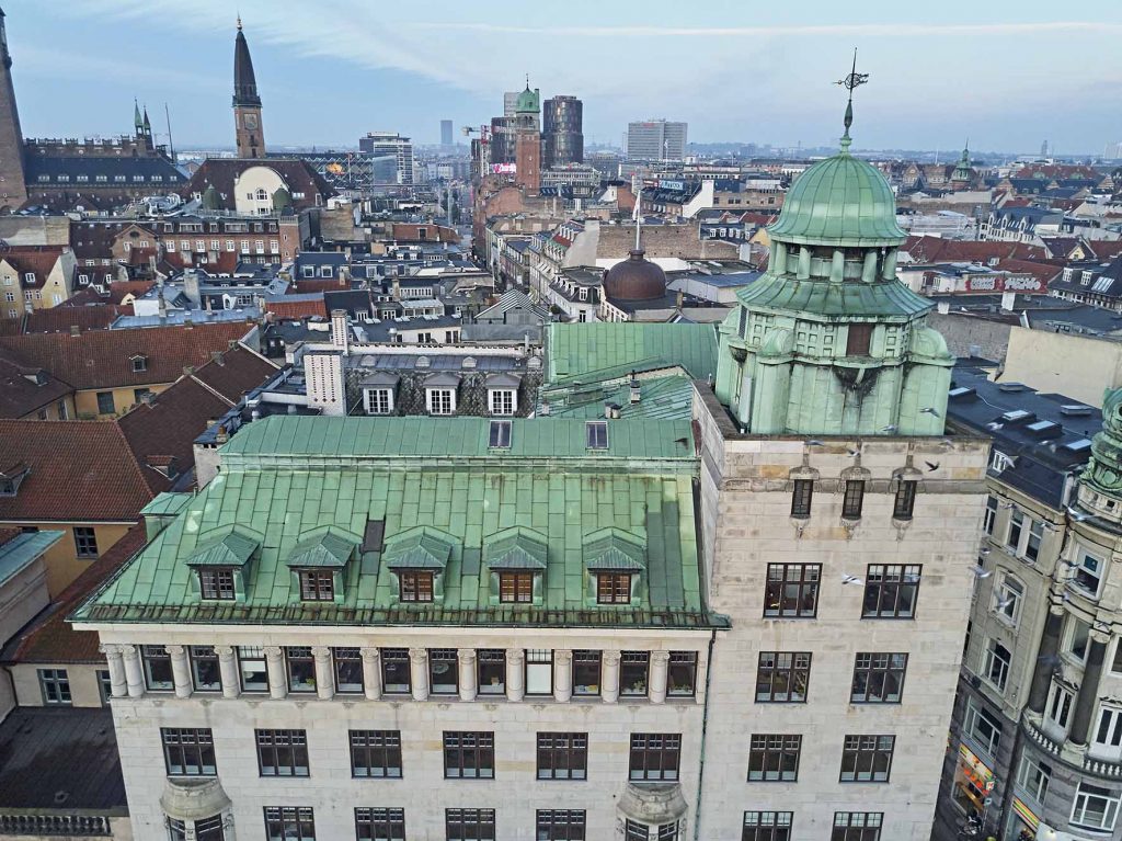 Dronefoto ved Domhuset