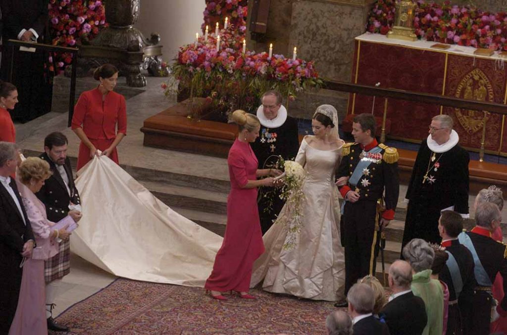 Kronprins Frederik Mary Donaldson Bryllup i Vor Frue Kirke Fredag den 14.maj 2004