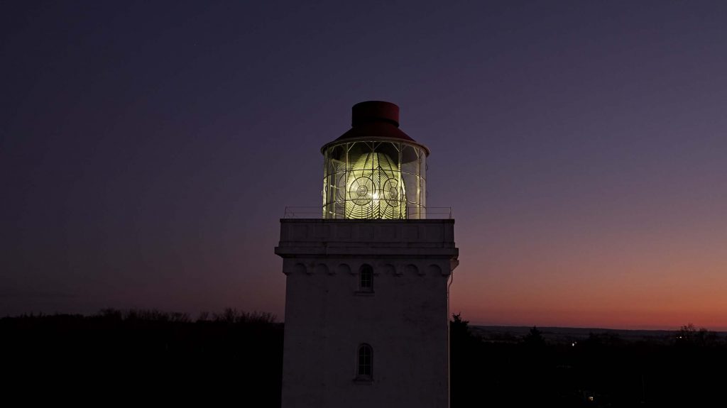 Nakkehoved Fyr ved Gilleleje