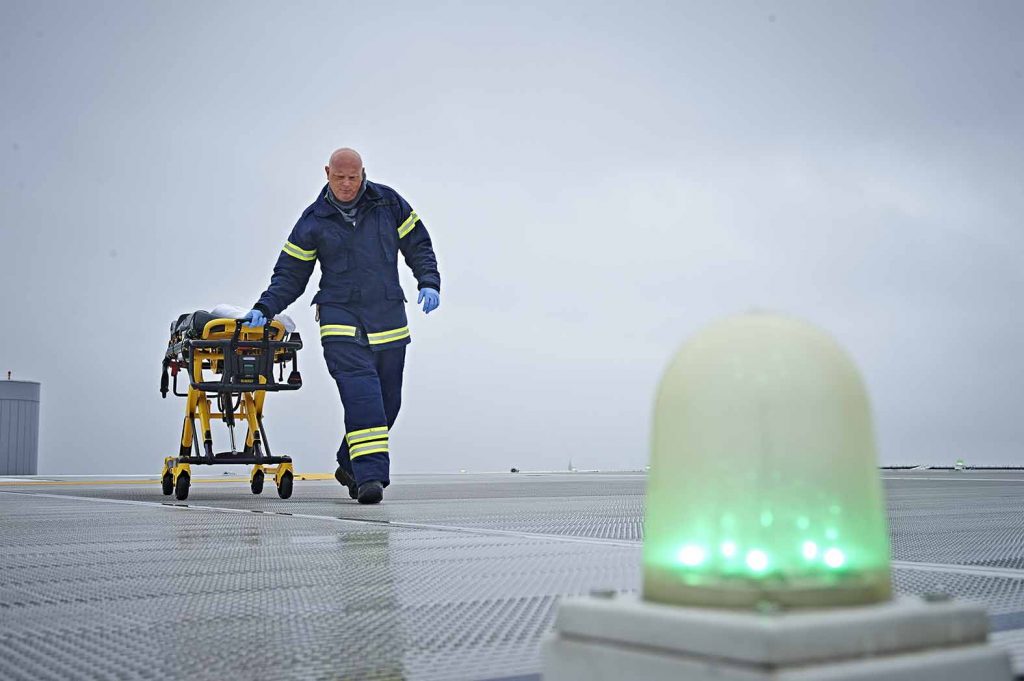 Helikopter på Rigshospitalet