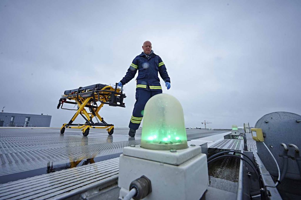 Helikopter på Rigshospitalet