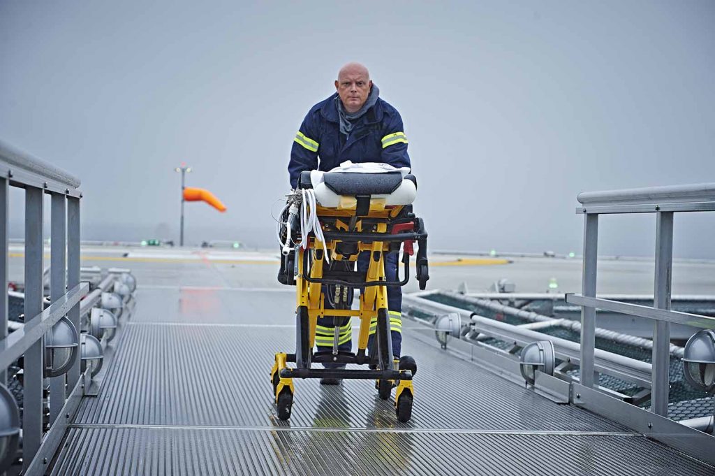 Helikopter på Rigshospitalet