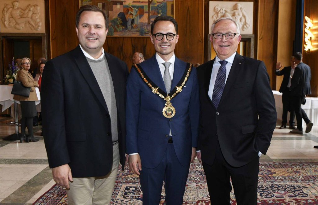 3 borgmestre mødes og jeg er fotograf på dagen hvor Simon Aggessen holder reception på Frederiksberg