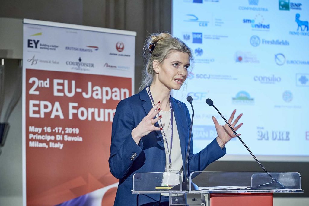 Sofie Nordstrøm EU Japan i Milano