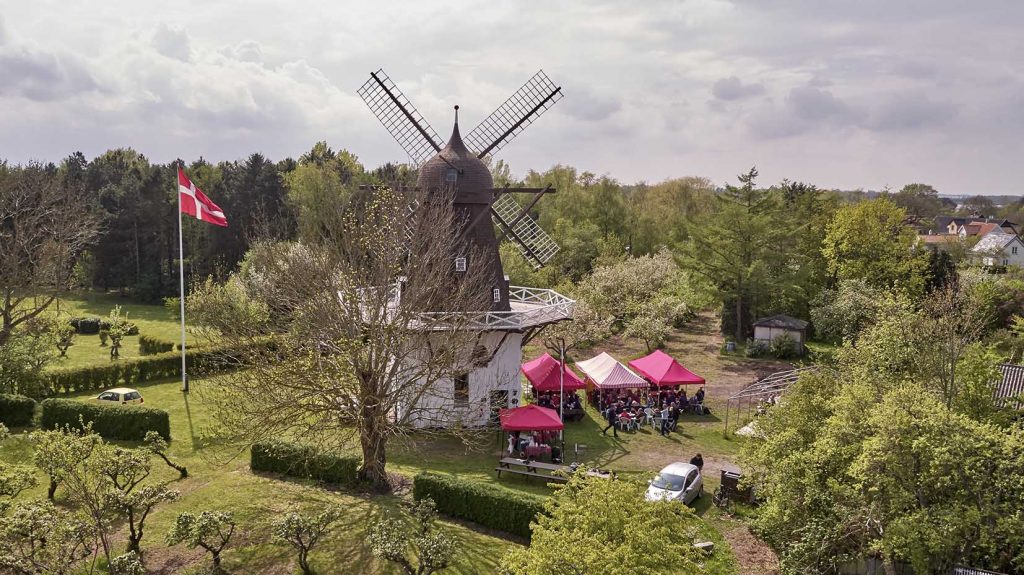 Fejø Mølle Dronefoto